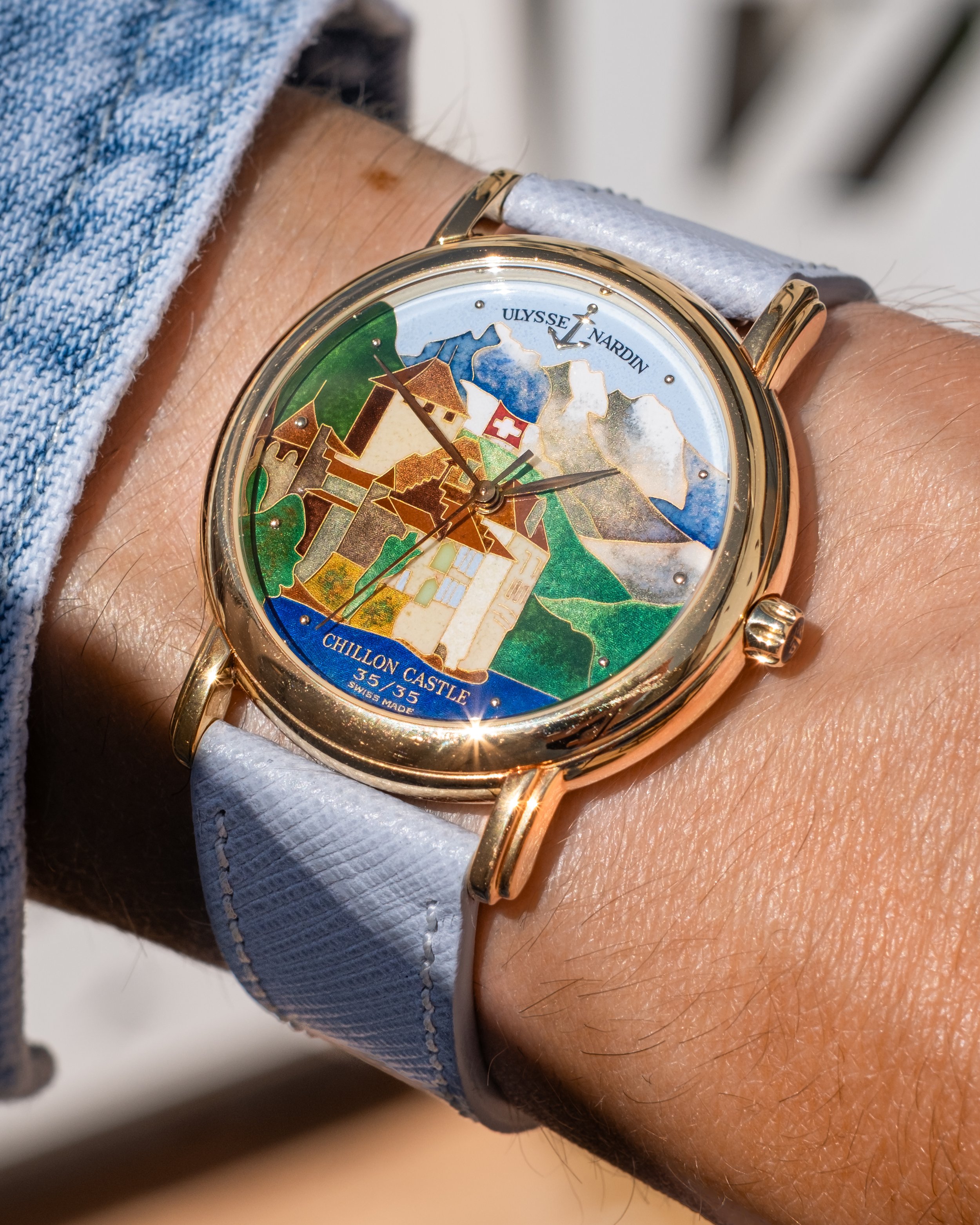 1990's Ulysse Nardin San Marco 131-77-9 Chillon Castle Limited 35